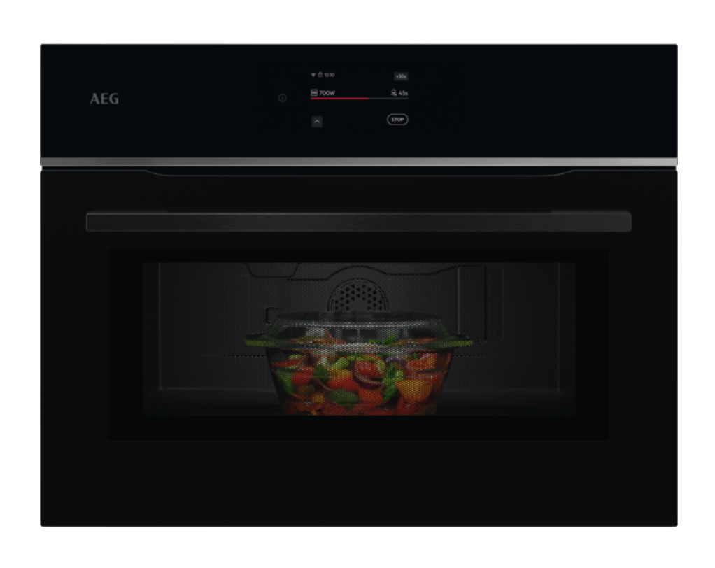 AEG TM7NK721B 7000 microgolfoven met grill - 45cm