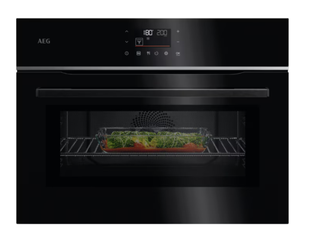 AEG TK6NK40PB 6000 multifunctionele oven met microgolfoven - 45cm