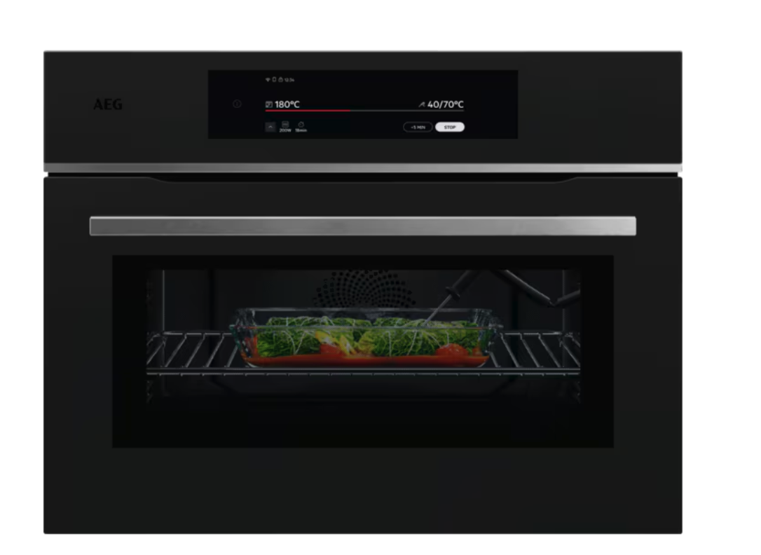 AEG TKK8N821T 9000 multifunctionele oven met microgolfoven - 45cm