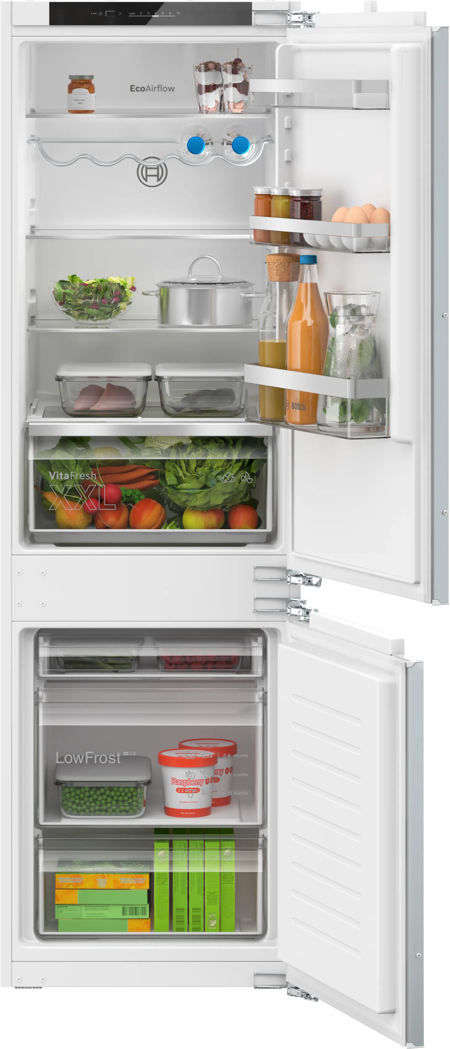 BOSCH KIV86VFE1 SERIE 4 koel-/vriescombinatie - 178cm