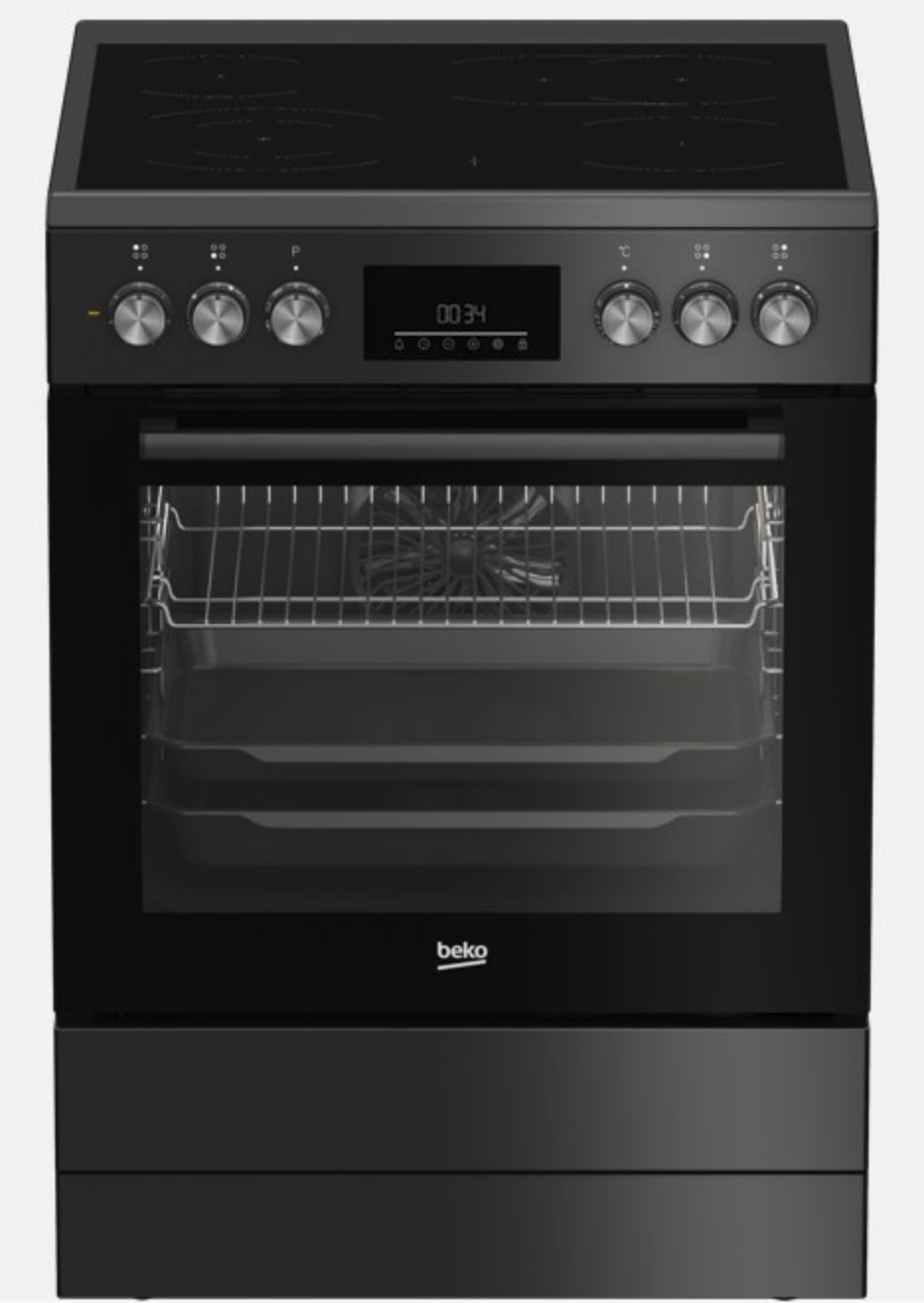 BEKO FBM6730GA fornuis met keramische kookplaat - 60cm