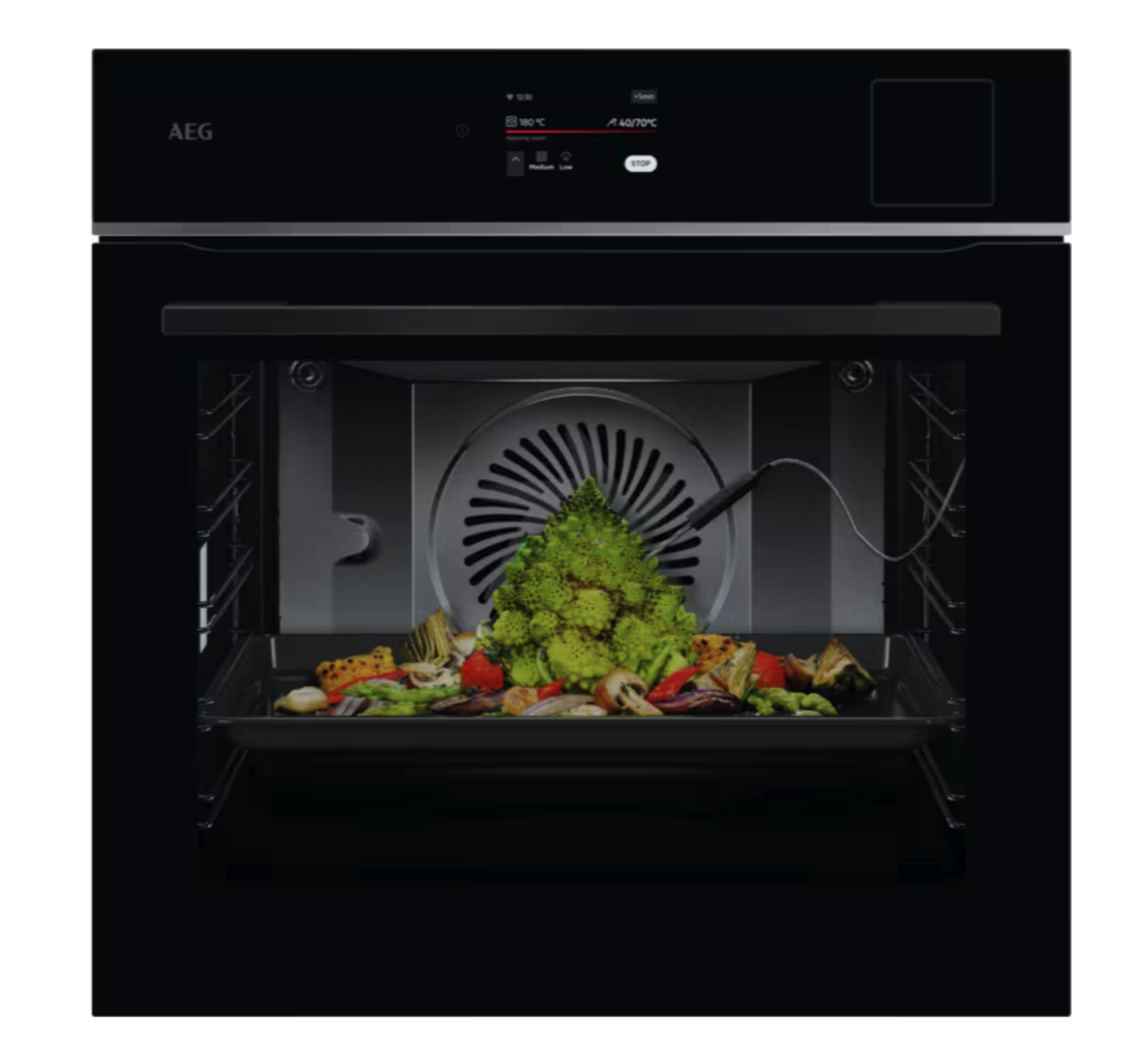 AEG TP8SB73ZAB 8000 multifunctionele oven met stoom - 60cm