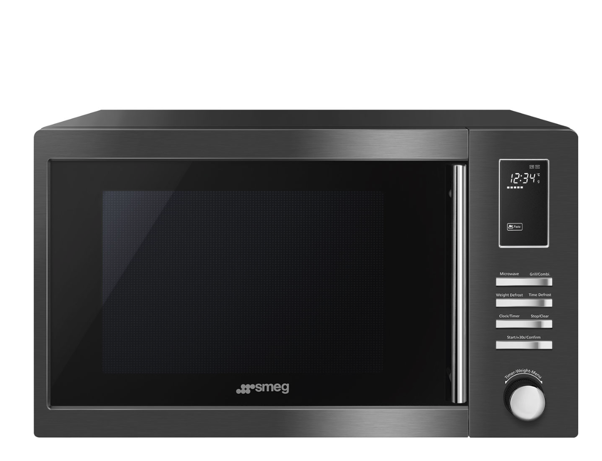 SMEG MOE31B vrijstaande microgolfoven met grill - 32cm