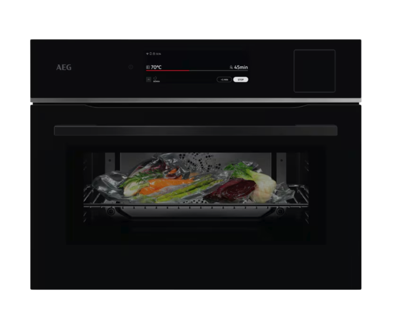 AEG TP8SK721B 8000 multifunctionele oven met stoom - 45cm