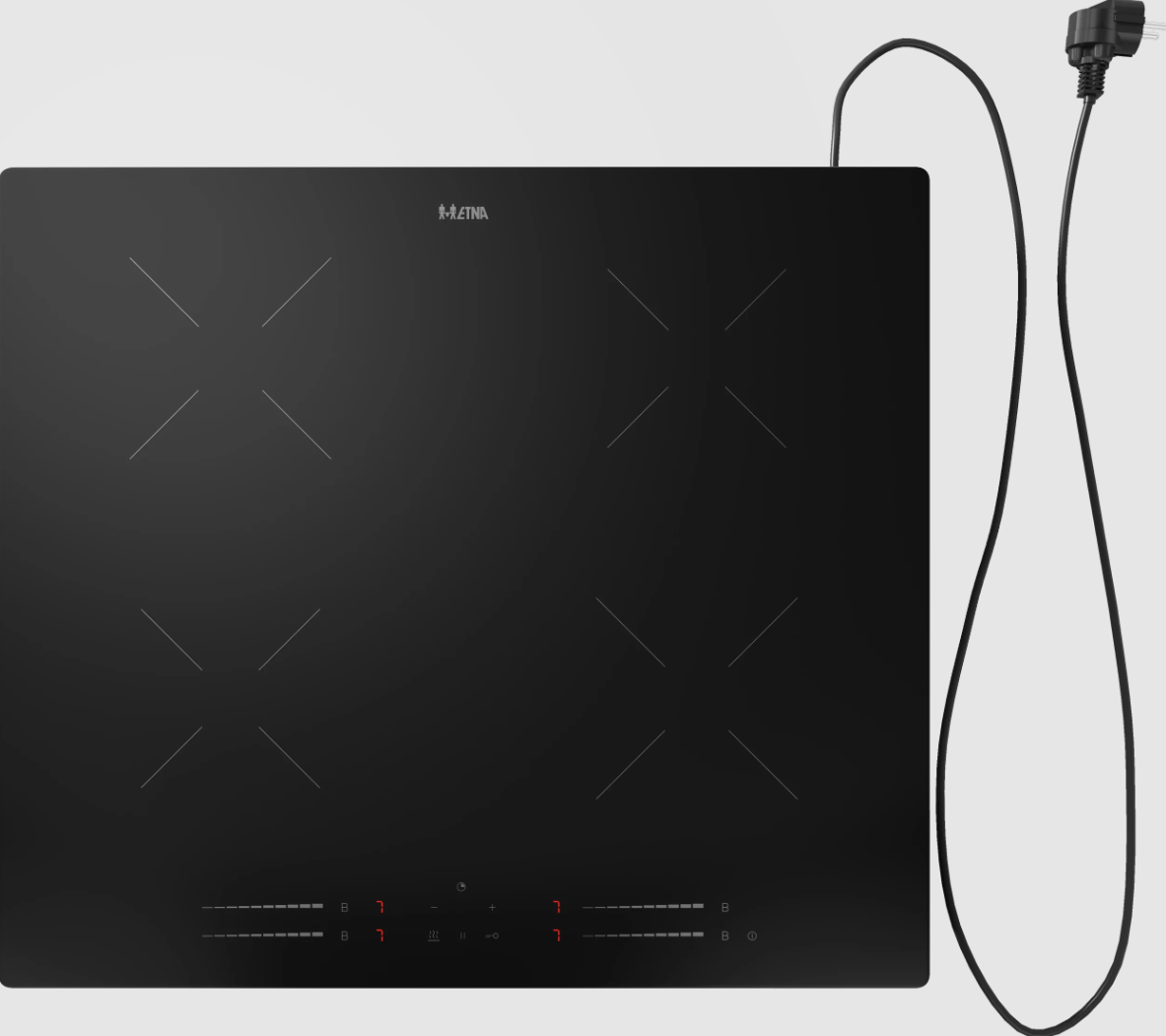 ETNA KIV364ZWA vrijstaande inductiekookplaat - 60cm